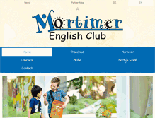 Tablet Screenshot of mortimer-english.com